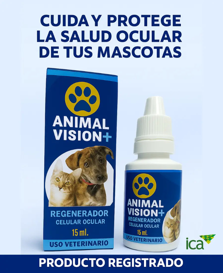 Animal Vision + ® - Gotas Oculares para Mascotas 15ML
