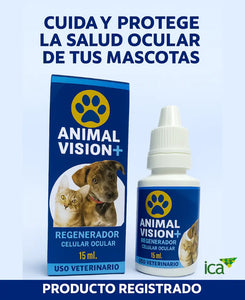Animal Vision + ® - Gotas Oculares para Mascotas 15ML
