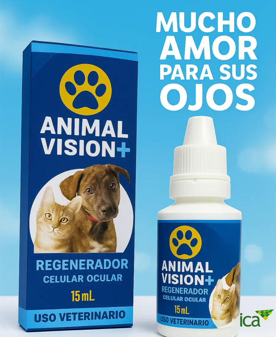 Animal Vision + ® - Gotas Oculares para Mascotas 15ML
